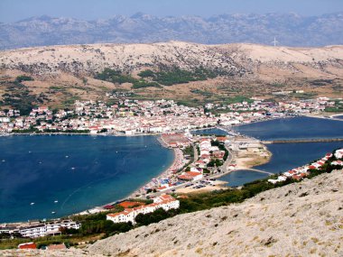 Panorama Pag - Kroatien 'de Kueste