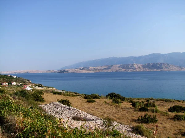 Felsenlandschaft Auf Der Insel Pag Kroatien —  Fotos de Stock