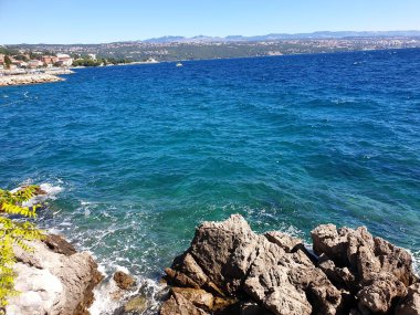 Rijeka ve Opatija yakınlarındaki Hırvat Sahili