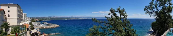 Opatija Côte Croate Dans Mer Adriatique — Photo