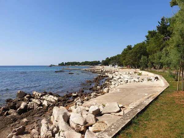 Παραλία Laguna Stella Maris Monterol Στο Kroatien — Φωτογραφία Αρχείου