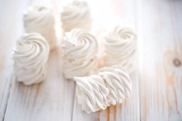 Leichtes Luftiges Dessert Aus Eibisch Köstlich Duftende Marshmallows — Stockfoto