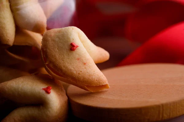 Delicious Sweet Shortbread Cookies Cookies Precog Celebration Packaging — Stock Photo, Image