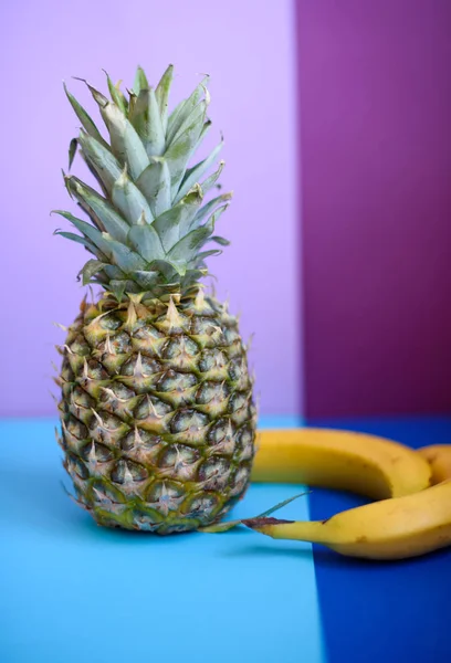 Fruta Exótica Sobre Fondo Colorido Fruta Fresca Fragante Verano — Foto de Stock