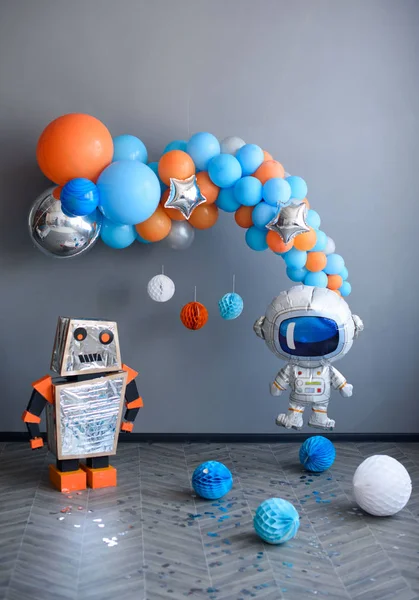 Güzel renklerde jel topları güzel ve çocukça dekor