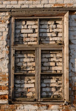 Turuncu eski tuğla yakın çekim, arka planlar. Doku