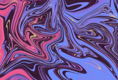 Akışkan Sanat. Soyut renkli arka plan, duvar kağıdı, doku. Karıştırma boyaları.