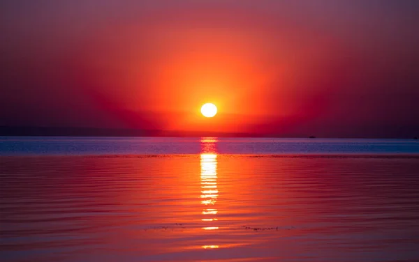 Bella Alba Sulla Spiaggia Buongiorno Ciao Magia Del Mattino Primo — Foto Stock