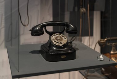 6 Haziran 2018, Milan, İtalya: teknolojik Teknik Müzesi adlı sonra Leonardo Da Vinci departmanı, gelişim, iletişim ve telekomünikasyon Fuarı.