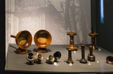 6 Haziran 2018, Milan, İtalya: teknolojik Teknik Müzesi adlı sonra Leonardo Da Vinci departmanı, gelişim, iletişim ve telekomünikasyon Fuarı.