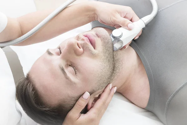 Mannelijke Het Proces Kliniek Lipomassage — Stockfoto