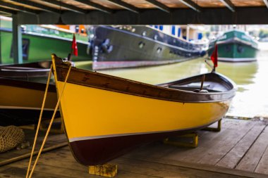 Istanbul, Türkiye - 5 Haziran, 2016: Sanayi Müzesi Rahmi Koç Istanbul dünya sektörünün başarılarının topluluğu sunar 