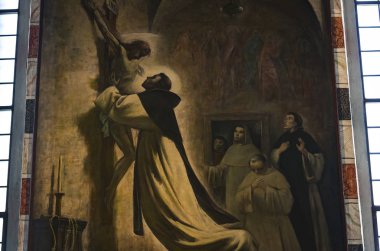 7 HAZİRAN 2018, MİLAN, İTALYA: Milano 'daki Santa Maria delle Grazie Katolik Kilisesi. 