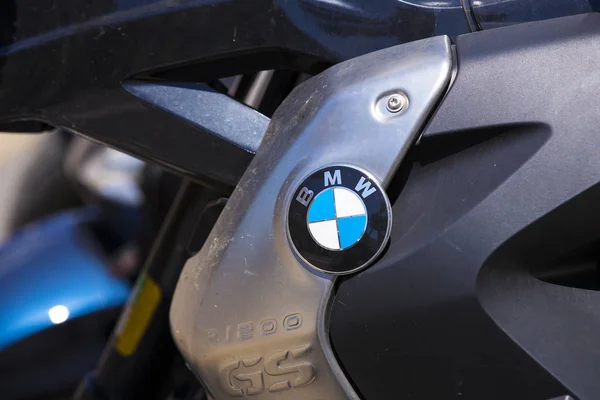 Junho 2018 Milão Itália Bmw Motocicleta Emblems Nas Ruas Milão — Fotografia de Stock