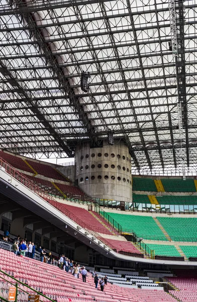 Června 2018 Milán Itálie Prvky Interiéru Stadionu Fotbalové Týmy Inter — Stock fotografie