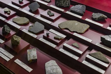 3 Eylül 2018, Viyana, Avusturya: göktaşları topluluğu temsil edilir Doğal Tarih Müzesi, Viyana. 