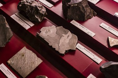 3 Eylül 2018, Viyana, Avusturya: göktaşları topluluğu temsil edilir Doğal Tarih Müzesi, Viyana. 