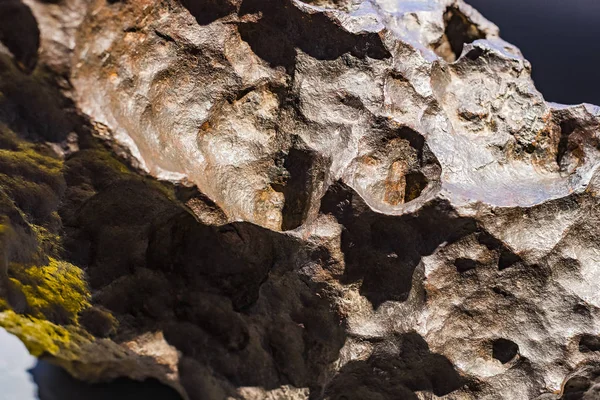 September 2018 Wenen Oostenrijk Verzameling Van Meteorieten Vertegenwoordigd Museum Natural — Stockfoto