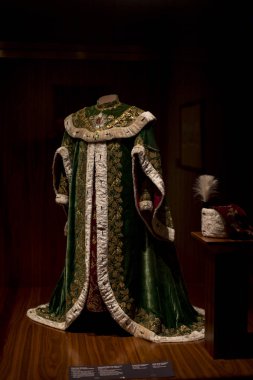 3 Eylül 2018, Viyana, Avusturya: Viyana Avusturya'da Habsburg Hanedanı Müzesi Hofburg Sarayı hazine.