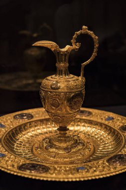 3 Eylül 2018, Viyana, Avusturya: Viyana Avusturya'da Habsburg Hanedanı Müzesi Hofburg Sarayı hazine.