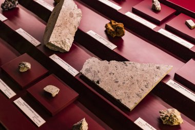 3 Eylül 2018, Viyana, Avusturya: göktaşları topluluğu temsil edilir Doğal Tarih Müzesi, Viyana. 