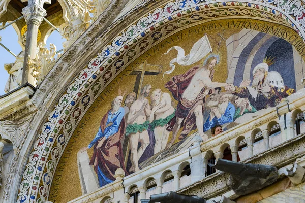 Detaljer Det Indre Markuskirken Venezia – stockfoto
