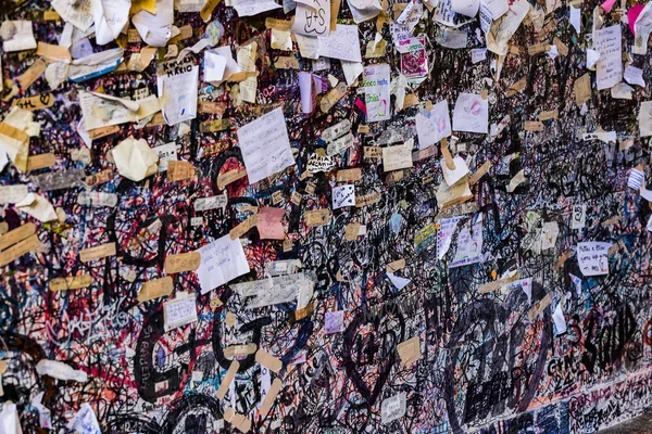 Verona Talya Eylül Locks Romeo Juliet Için Sonsuz Aşk Turist — Stok fotoğraf