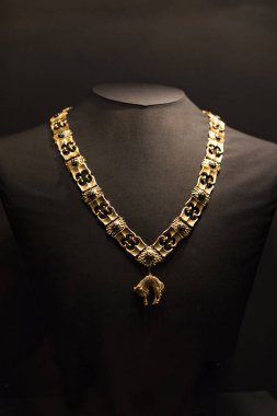 Vienna, Avusturya - 3 Eylül 2018: hazine Habsburg Hanedanı Müzesi Hofburg Sarayı Viyana Avusturya. 