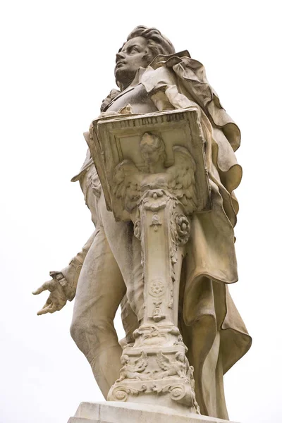 1896 Ban Bécsben Ausztriában Létrehozott Mozart Emlékmű Építészeti Elemei — Stock Fotó