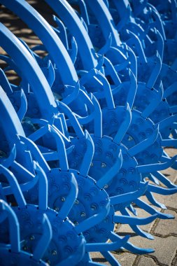 Tırmıklar yeni Tarım makineleri yakın çekim