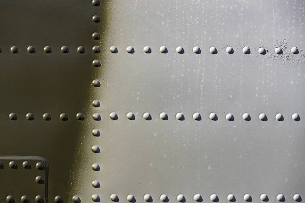 軍事機器のクローズ アップ ショットの金属のテクスチャ — ストック写真