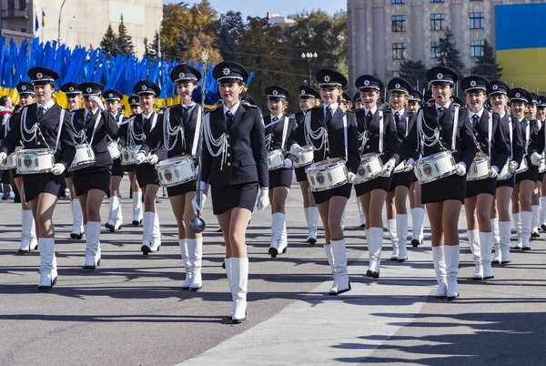 Харків Жовтня 2018 Військовий Парад Честь Дня Захисника України — стокове фото