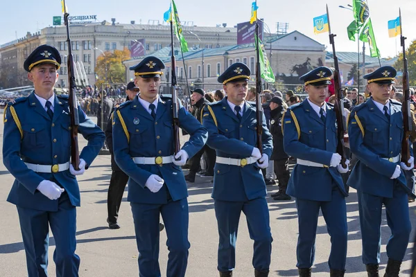 Харків Жовтня 2018 Військовий Парад Честь Дня Захисника України — стокове фото