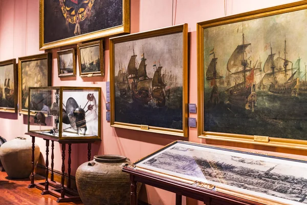 Madrid Hiszpania Marca 2018 Muzeum Morskie Madrycie Historii Hiszpańskiej Marynarki — Zdjęcie stockowe