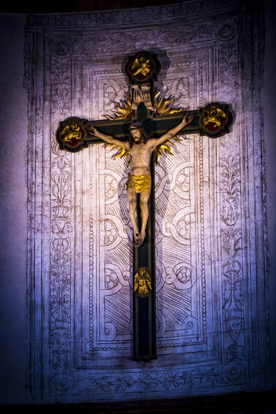 Junho 2018 Milão Itália Interior Igreja Católica Santa Maria Delle — Fotografia de Stock