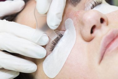 Kadın kirpik uzatma, kirpik Laminasyon için yordam 