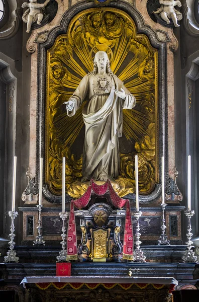 Milan Italy June 2018 Interior Basilica Paul Ambrose Milan — Stock Photo, Image