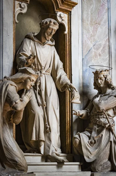 Milan Italy June 2018 Interior Basilica Paul Engelsk Ambrose Milano – stockfoto