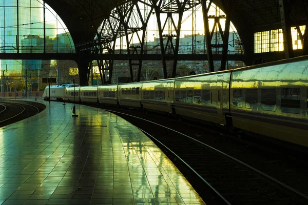 Barcelone Espagne Janvier 2018 Matin Gare Française Barcelone Architecture Art — Photo