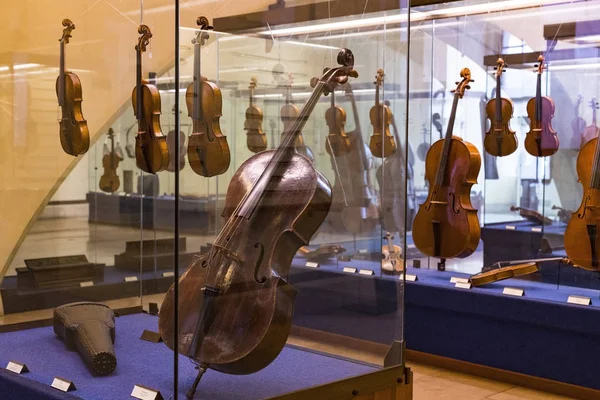 Milán Italia Junio 2018 Exposición Instrumentos Musicales Milán Exhibe Museo —  Fotos de Stock