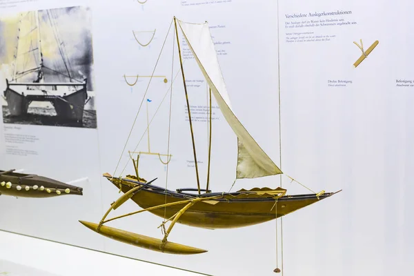 德国慕尼黑 2018年11月26日 德国科技博物馆成果展示了造船的历史和海洋科学的发展 — 图库照片