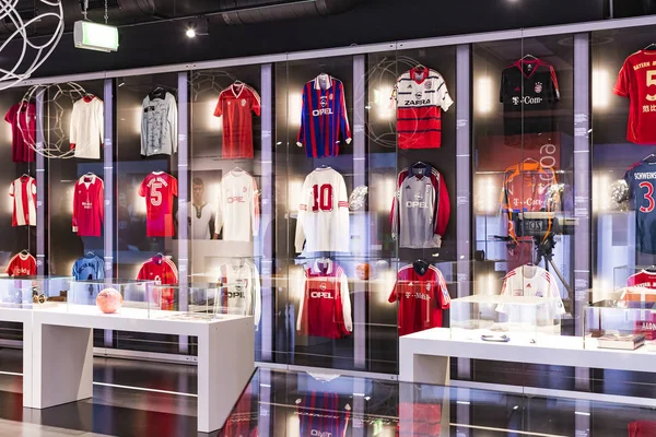 Munich Alemania Noviembre 2018 Museo Logros Del Club Fútbol Munich — Foto de Stock