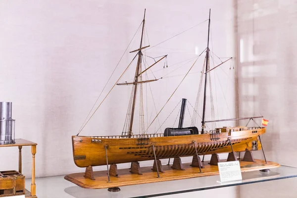 Madrid Spanya Mart 2018 Denizcilik Müzesi Madrid Tarihinin Spanyol Donanması — Stok fotoğraf