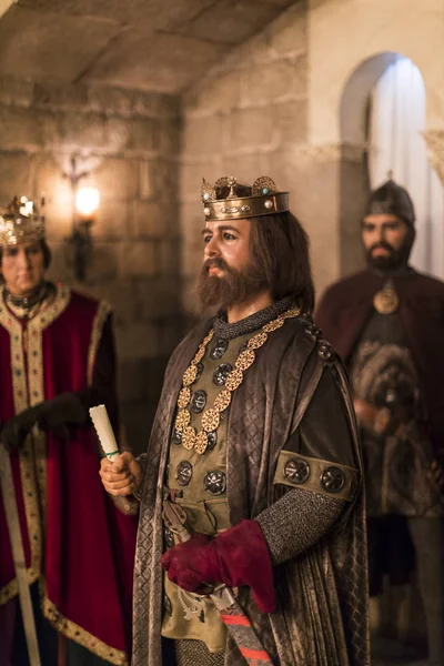 Barcelona, İspanya - 11 Ocak 2018: balmumu Müzesi rakamlar sokak Las Ramblas Barselona. 