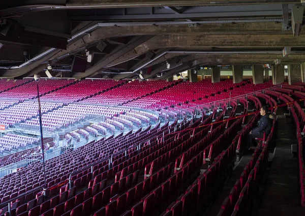 Barcelone Espagne Janvier 2018 Intérieur Stade Stands Espaces Intérieurs Camp — Photo