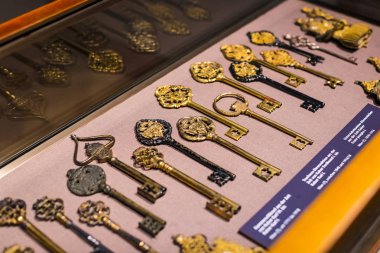 3 Eylül 2018, Viyana, Avusturya: Viyana Avusturya'da Habsburg Hanedanı Müzesi Hofburg Sarayı hazine. 