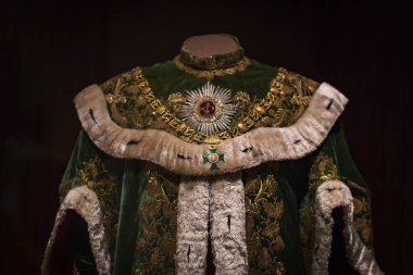 3 Eylül 2018, Viyana, Avusturya: Viyana Avusturya'da Habsburg Hanedanı Müzesi Hofburg Sarayı hazine. 