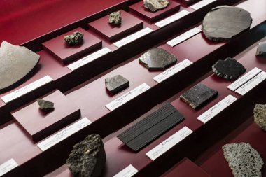 3 Eylül 2018, Viyana, Avusturya: göktaşları topluluğu temsil edilir Doğal Tarih Müzesi, Viyana. 