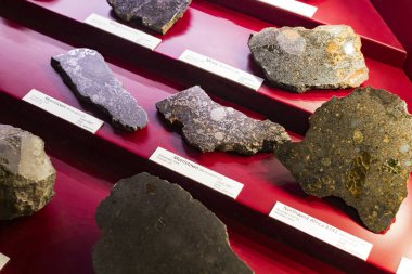 3 Eylül 2018, Viyana, Avusturya: göktaşları topluluğu temsil edilir Doğal Tarih Müzesi, Viyana. 