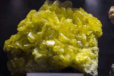 3 Eylül 2018, Viyana, Avusturya: koleksiyonu kristal taşlar ve metaller Doğal Tarih Müzesi, Viyana. 